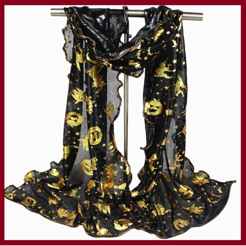 Halloween Scarf Wrap - Picture 2 of 4